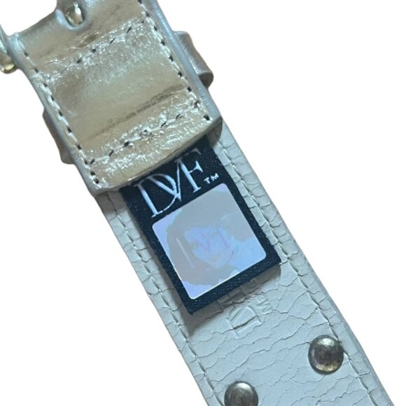 Diane von Furstenberg DVF Braided Studded Leather Belt Small main image 4